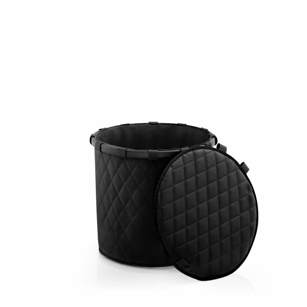 reisenthel homebasket cover, cover for storage basket, Rhombus Black, UD7059