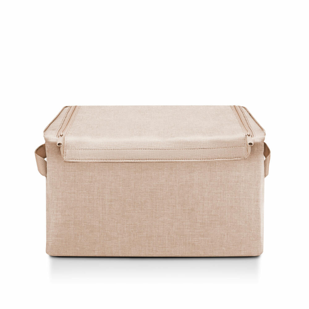 reisenthel storagebox M, Aufbewahrungsbox, Recycling-Polyestergewebe, Twist Coffee, 30 L, FS6041