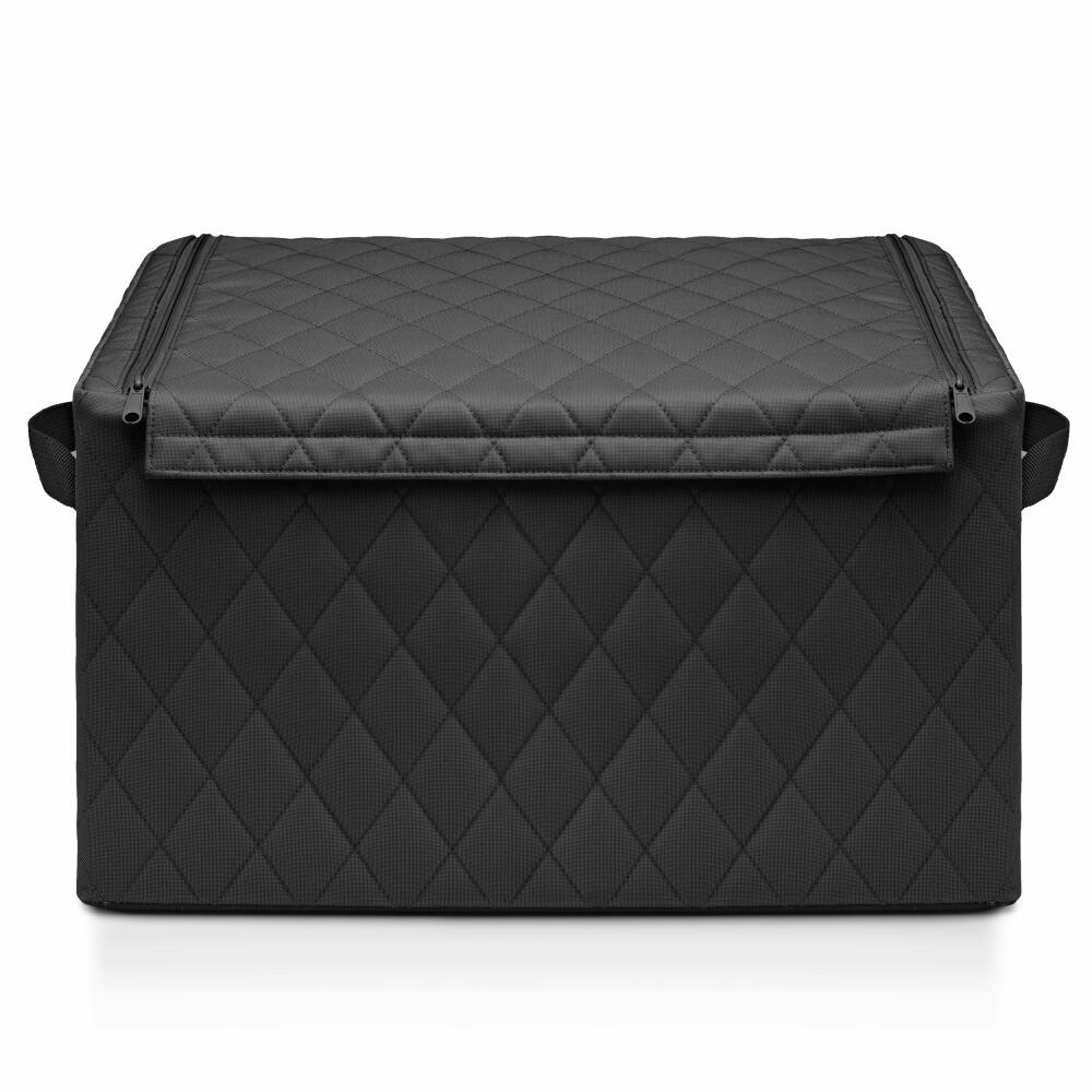 reisenthel storagebox L, Aufbewahrungsbox, Recycling-Polyestergewebe, Rhombus Black, 60 L, FT7059