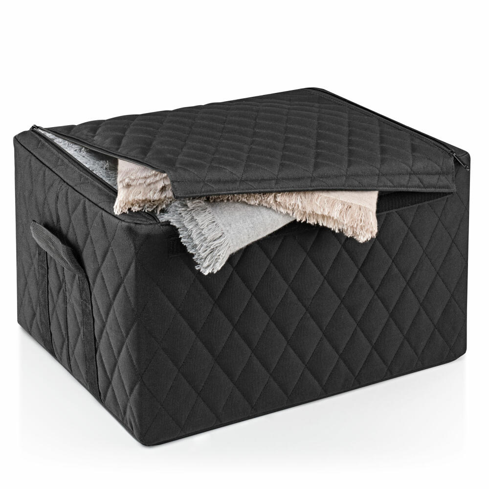 reisenthel storagebox L, Aufbewahrungsbox, Recycling-Polyestergewebe, Rhombus Black, 60 L, FT7059