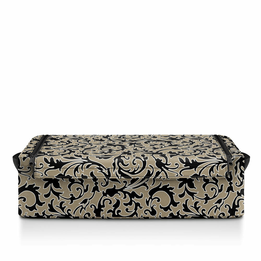 reisenthel storagebox low, Aufbewahrungsbox, Recycling-Polyestergewebe, Baroque Marble, 35 L, FV7061