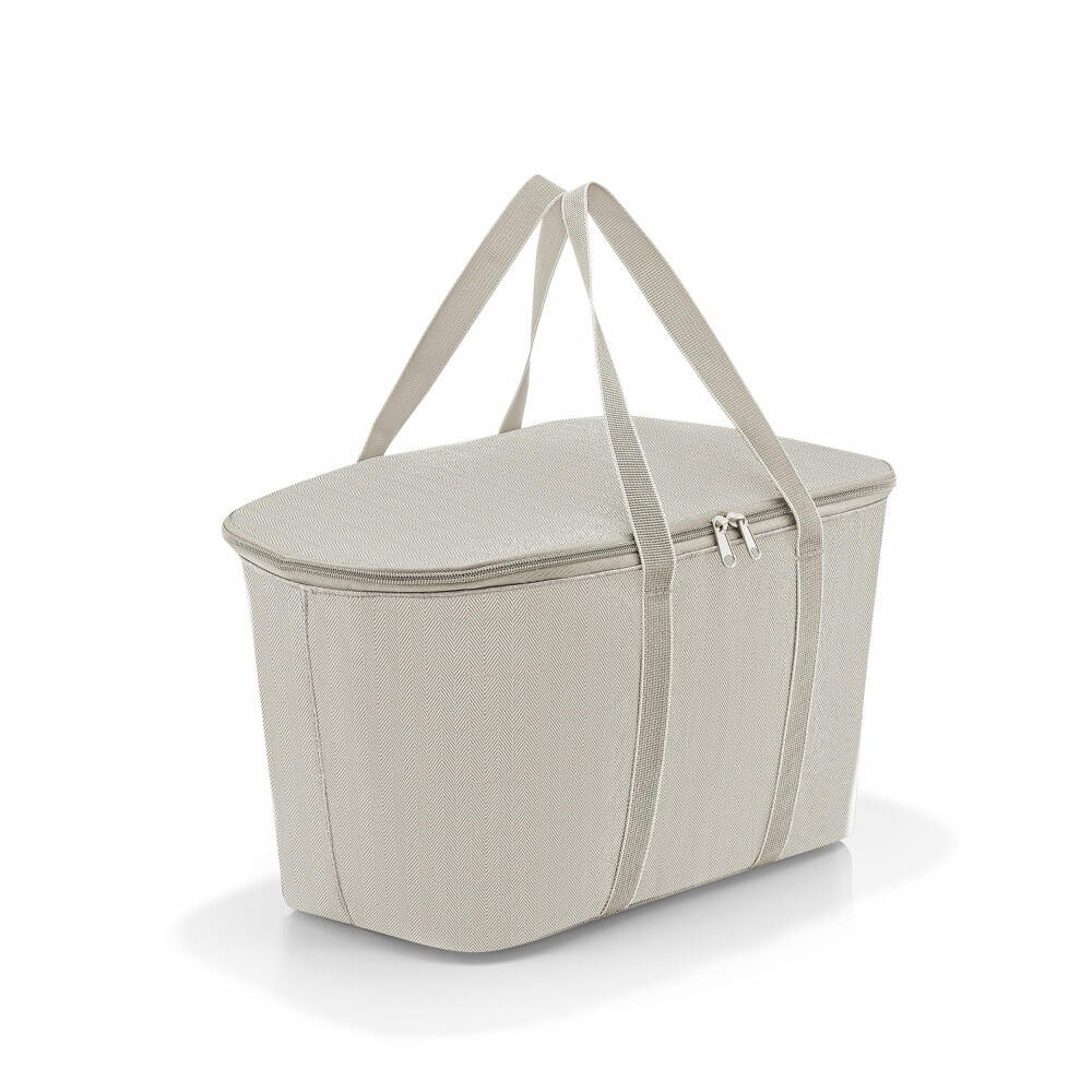 reisenthel coolerbag, cool bag, insulated bag, thermal bag, Herringbone Sand, 20 L, UH6049