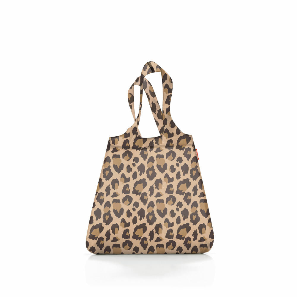 reisenthel mini maxi shopper, foldable shopping bag, carrying bag, bag, Leo Macchiato, 15 L, AT6048