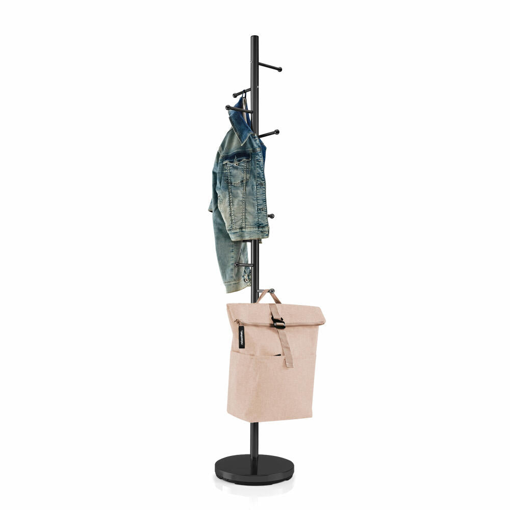 reisenthel wardrobe, Garderobe, Kleiderständer, Metall pulverbeschichtet, Black, 1.72 m, DW7003