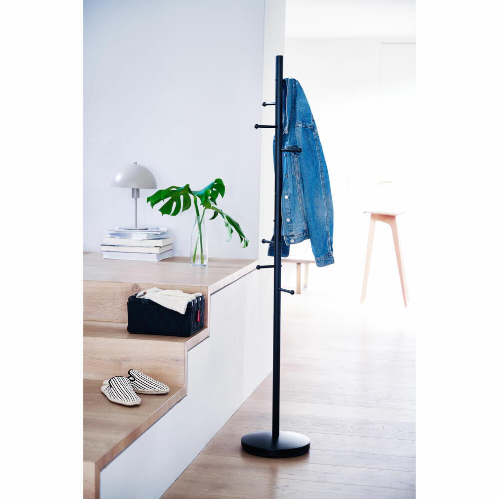 reisenthel wardrobe, Garderobe, Kleiderständer, Metall pulverbeschichtet, Black, 1.72 m, DW7003