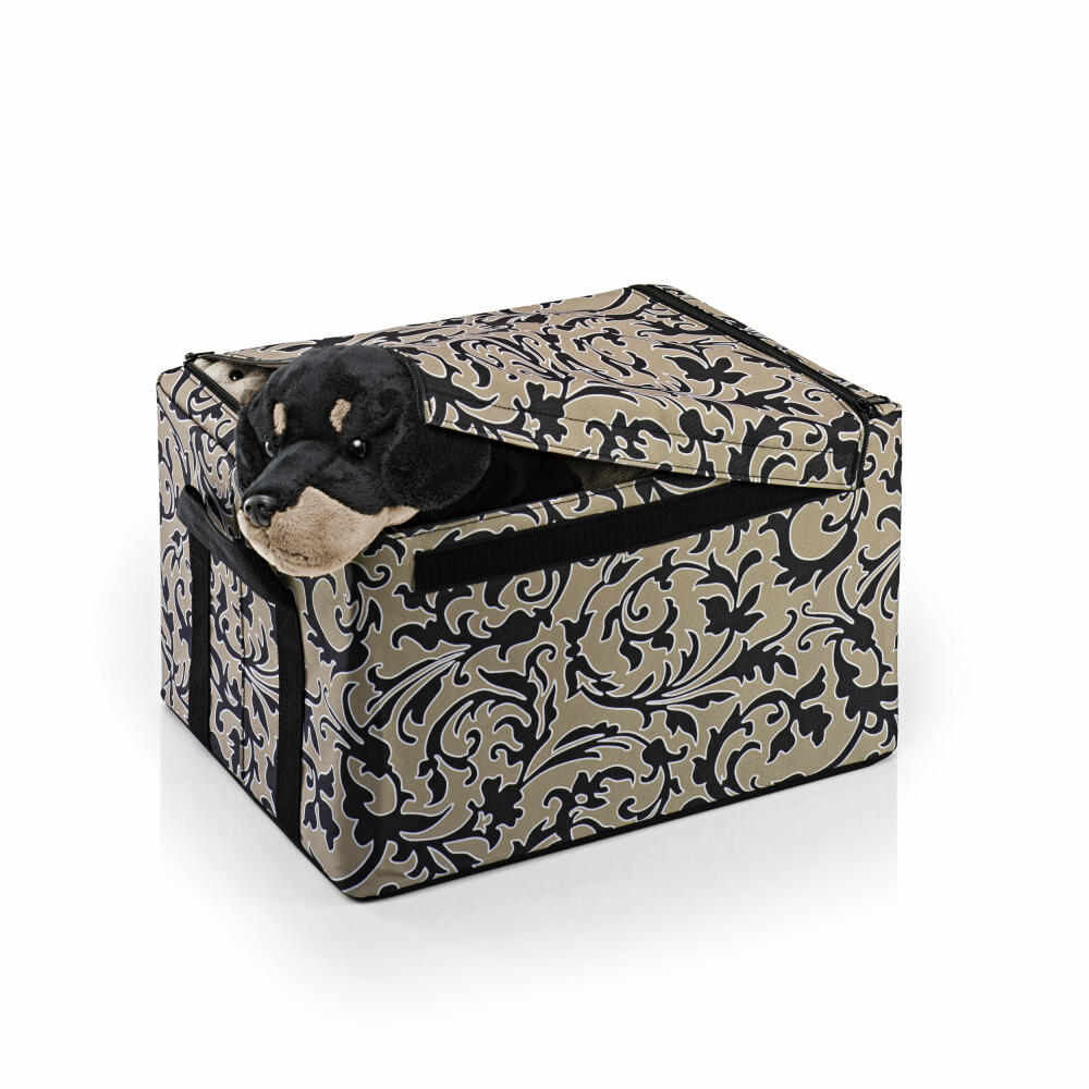 reisenthel storagebox M, Aufbewahrungsbox, Recycling-Polyestergewebe, Baroque Marble, 30 L, FS7061