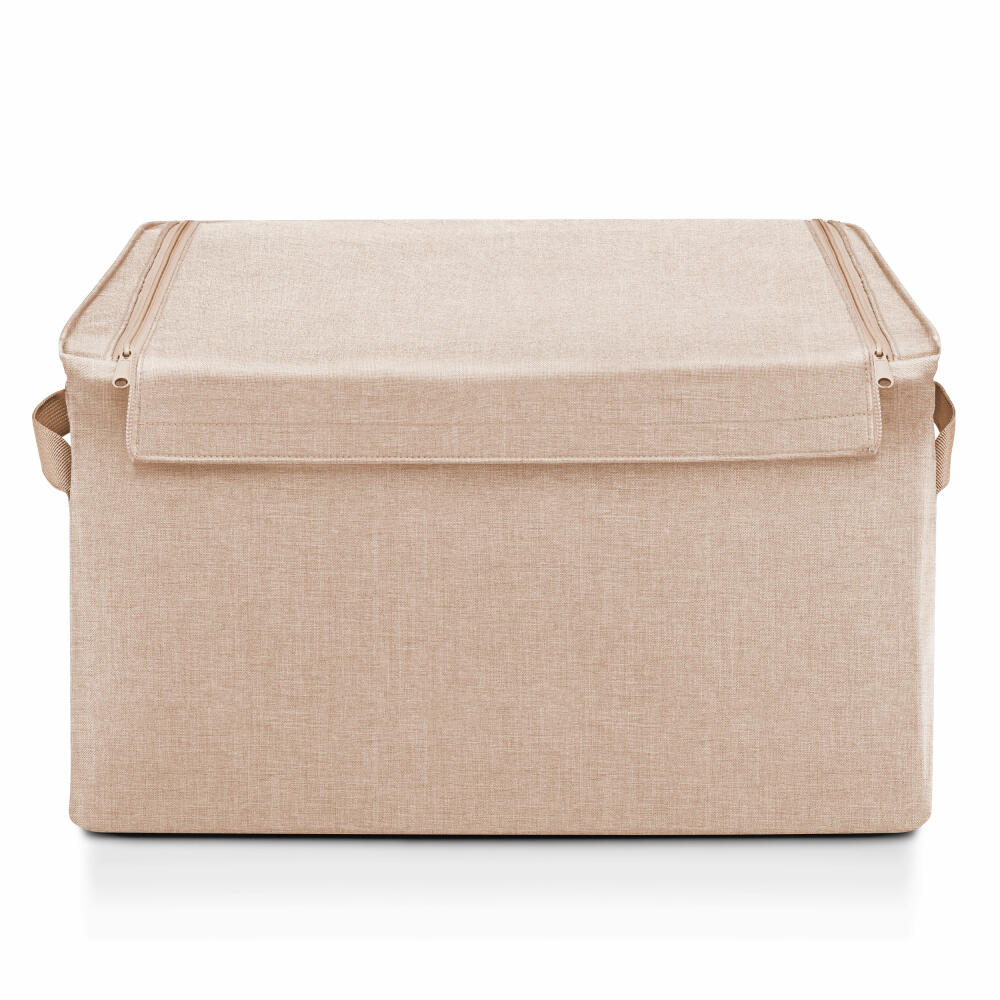 reisenthel storagebox L, Aufbewahrungsbox, Recycling-Polyestergewebe, Twist Coffee, 60 L, FT6041
