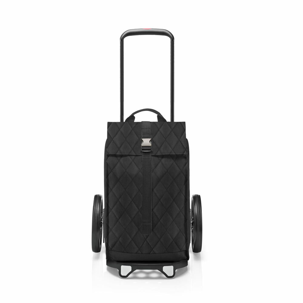reisenthel citycruiser, Einkaufstrolley mit Tasche, Rhombus Black, 40 L, MJ7059