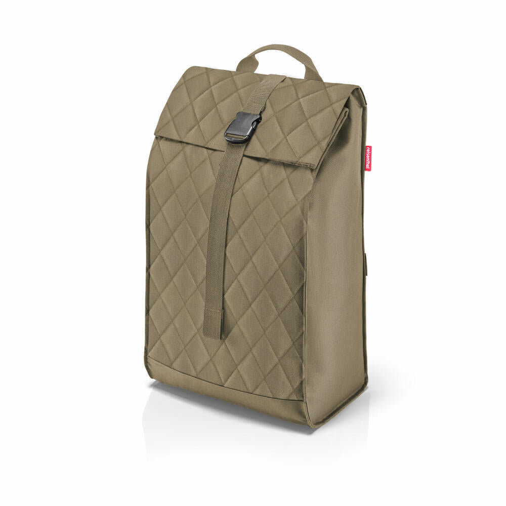 reisenthel citycruiser, shopping trolley with bag, Rhombus Olive, 40 L, MJ5046