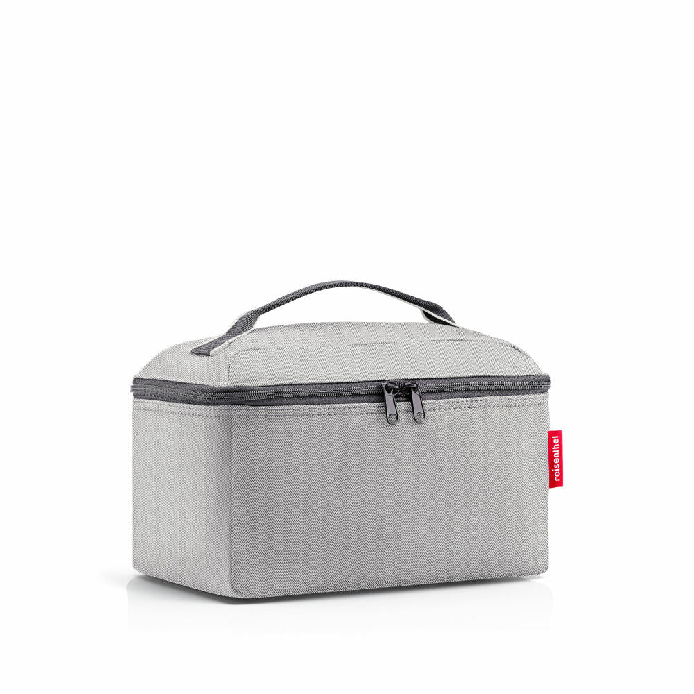 reisenthel beautycase, toiletry bag, toiletry bag, cosmetic bag, Herringbone Grey, 4 L, FF7074