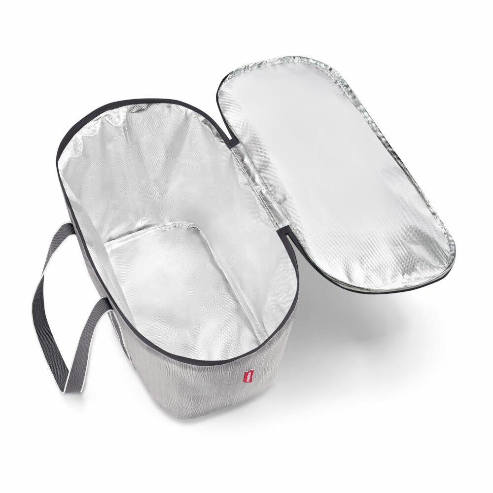 reisenthel coolerbag, cool bag, insulated bag, thermal bag, Herringbone Grey, 20 L, UH7074