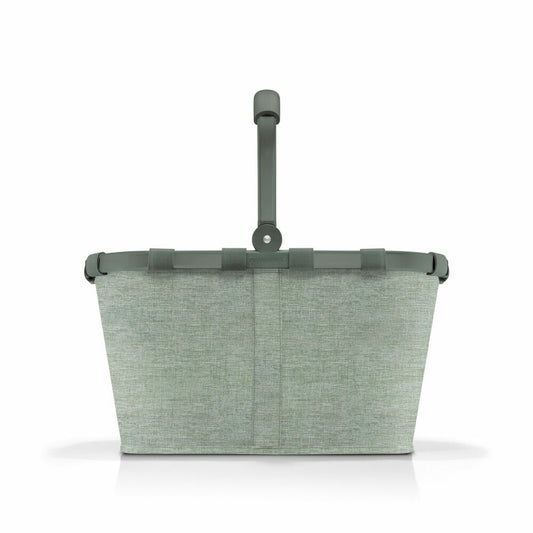 reisenthel carrybag, shopping basket, basket, polyester fabric, Frame Twist Sage, 22 L, BK5049