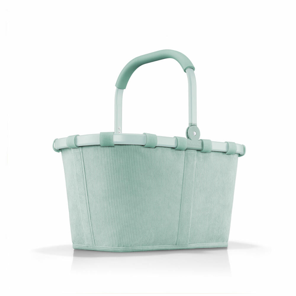 reisenthel carrybag, Einkaufskorb, Polyestergewebe, Frame Cord Mint, 22 L, BK5051