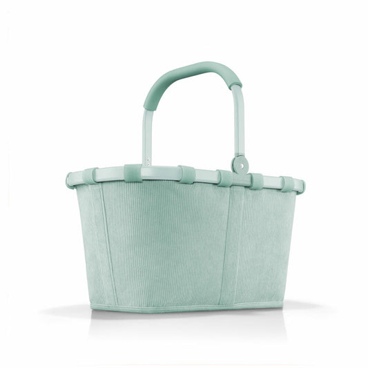 reisenthel carrybag, shopping basket, polyester fabric, Frame Cord Mint, 22 L, BK5051