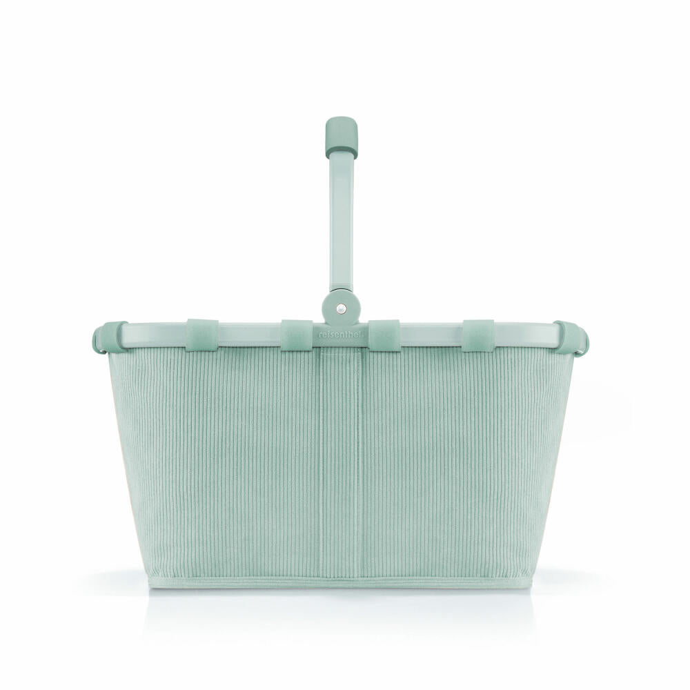 reisenthel carrybag, Einkaufskorb, Polyestergewebe, Frame Cord Mint, 22 L, BK5051