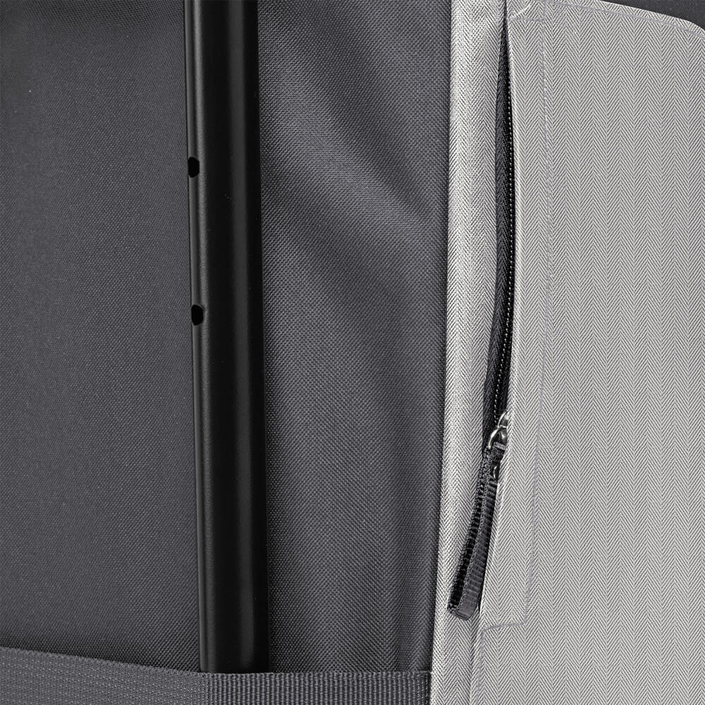 reisenthel citycruiser bag, shopping bag for citycruiser rack, bag, Herringbone Grey, 45 L, DF7074