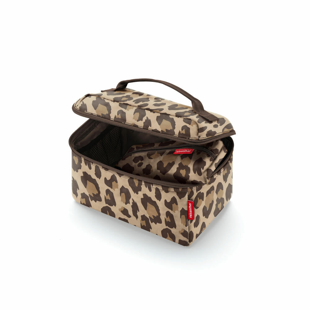 reisenthel beautycase set #1, Kosmetiktasche, Kulturtasche, Leo Macchiato, 4 L, FG6048