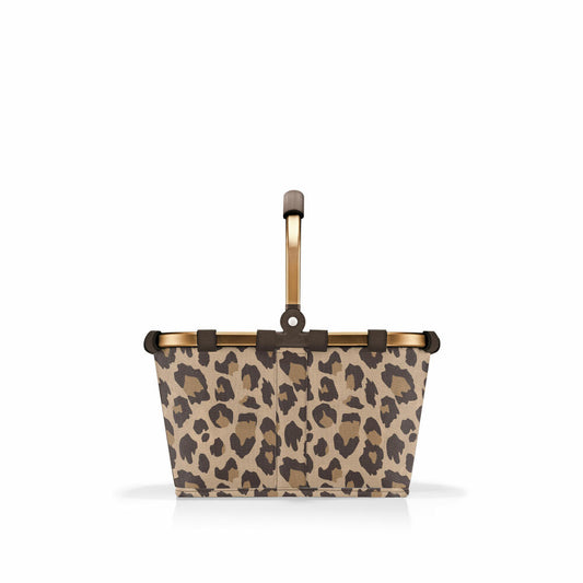 reisenthel carrybag XS, Einkaufskorb, Korb, Picknickkorb, Frame Leo Macchiato, 5 L, BN6047