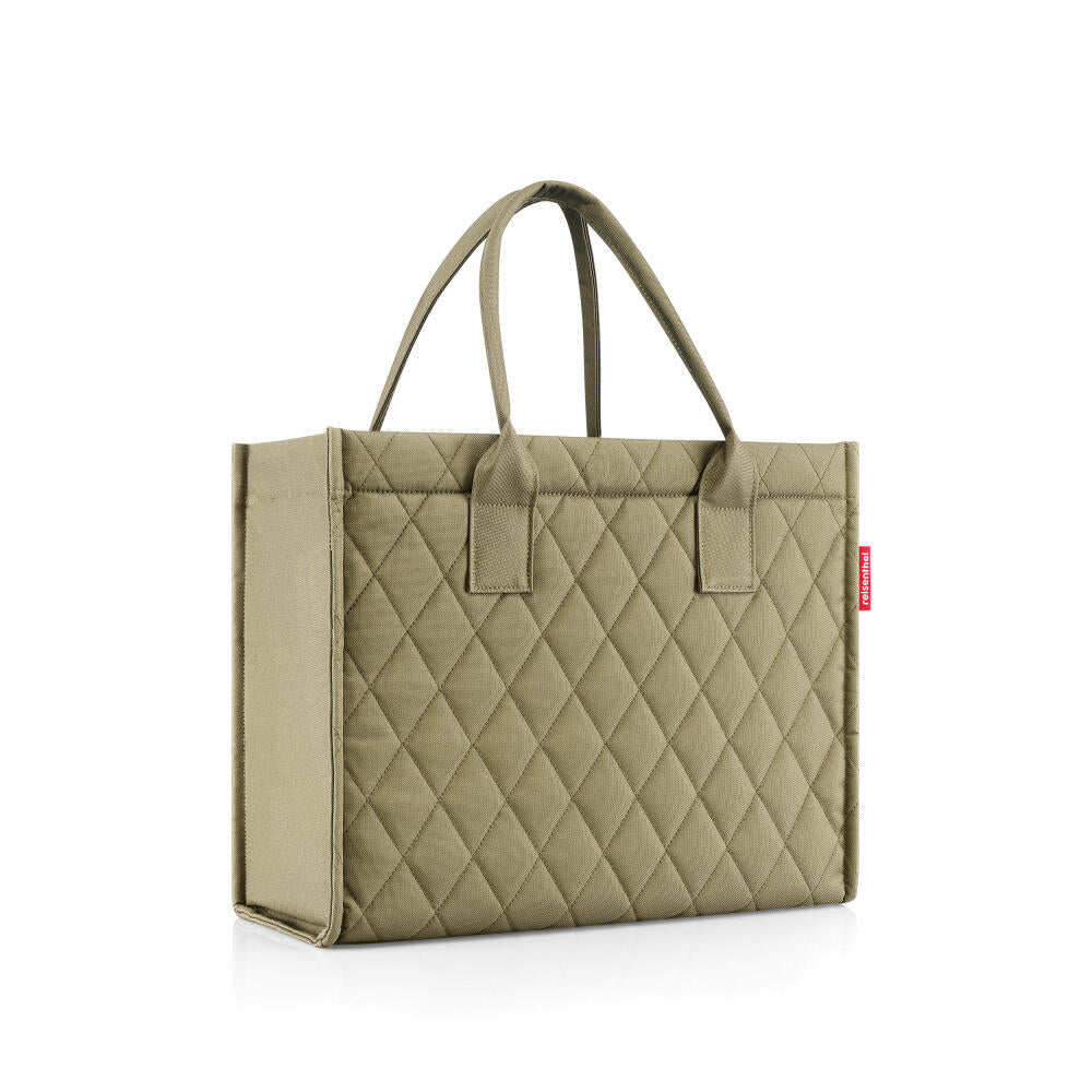 reisenthel daily shopper, Einkaufstasche, Tasche, Rhombus Olive, 14 L, DN5046