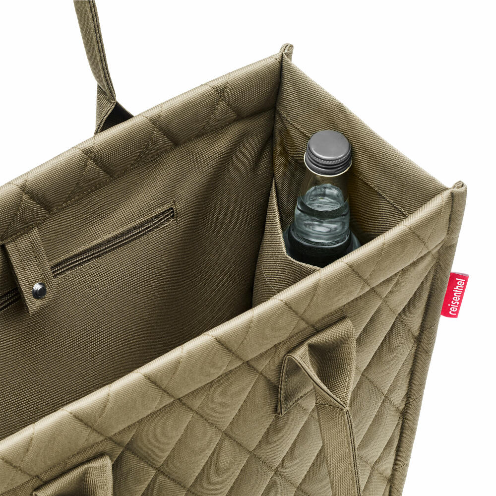 reisenthel daily shopper, Einkaufstasche, Tasche, Rhombus Olive, 14 L, DN5046