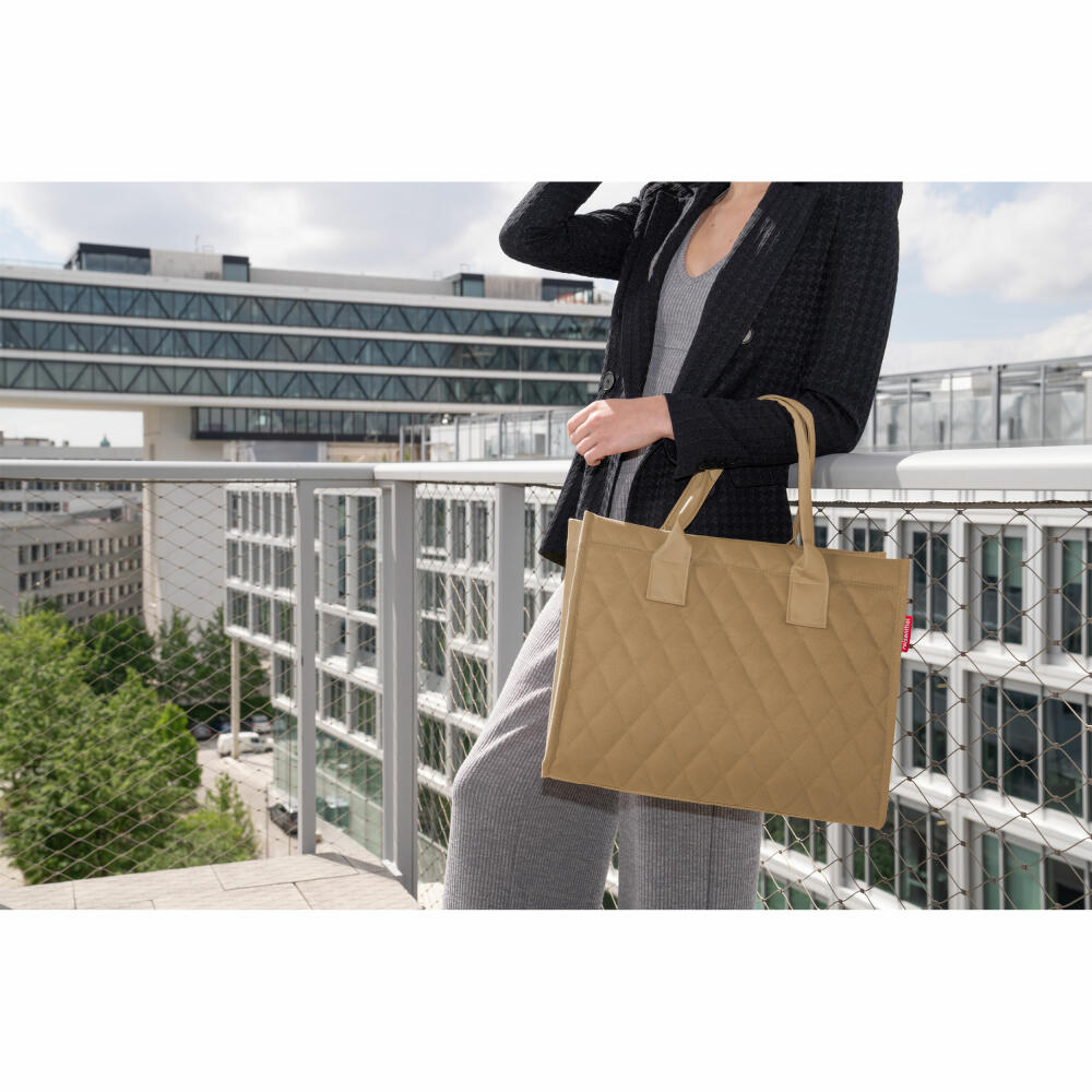 reisenthel daily shopper, Einkaufstasche, Tasche, rhombus ginger, 14 L, DN6045