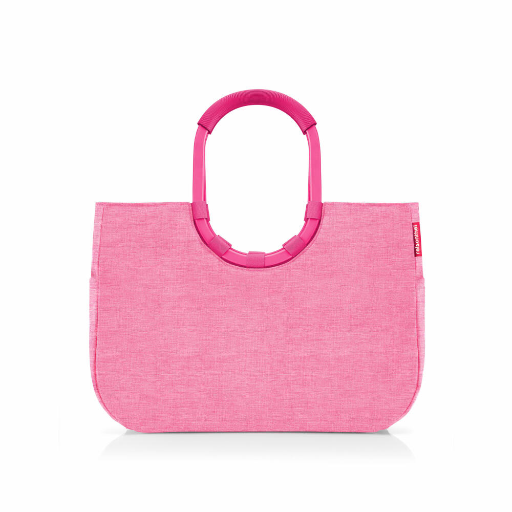 reisenthel loopshopper L, Einkaufstasche, Shopper, Tragetasche, Tasche, Frame Twist Pink, 25 L, OR3093
