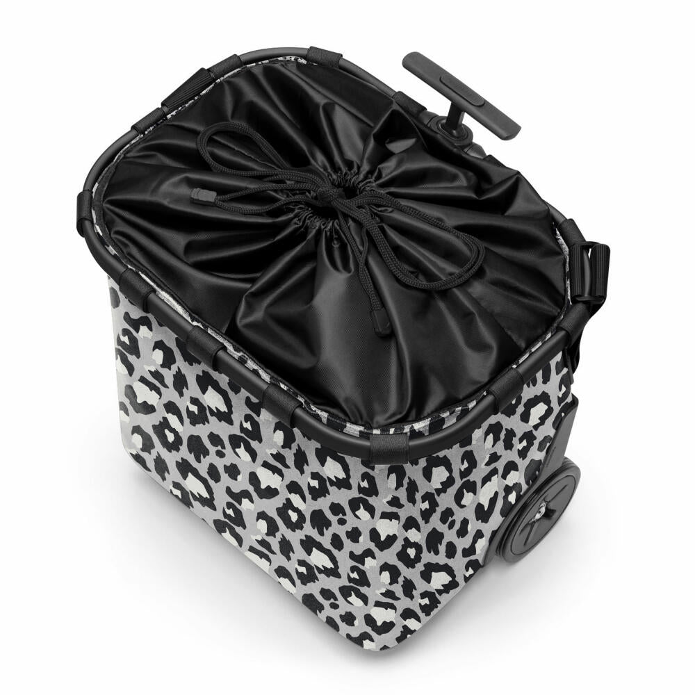 reisenthel carrycruiser, Einkaufstrolley, Einkaufskorb mit Rollen, Frame Leo Nero, 40 L, OE7081
