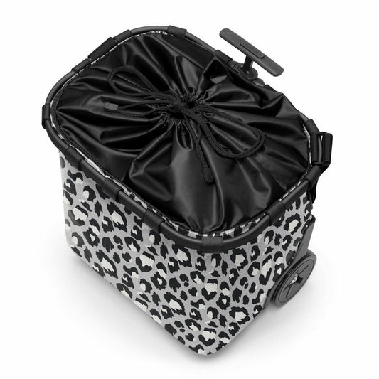 reisenthel carrycruiser, Einkaufstrolley, Einkaufskorb mit Rollen, Frame Leo Nero, 40 L, OE7081