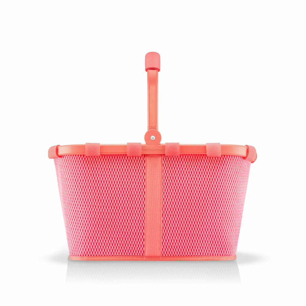 reisenthel carrybag, Einkaufskorb, Korb, Picknickkorb, Frame Mesh Coral, 22 L, BK3103