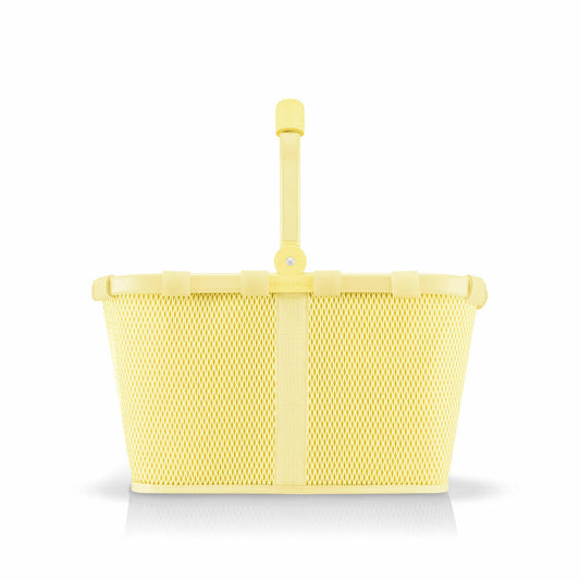 reisenthel carrybag, Einkaufskorb, Korb, Picknickkorb, Frame Mesh Lemon, 22 L, BK2037