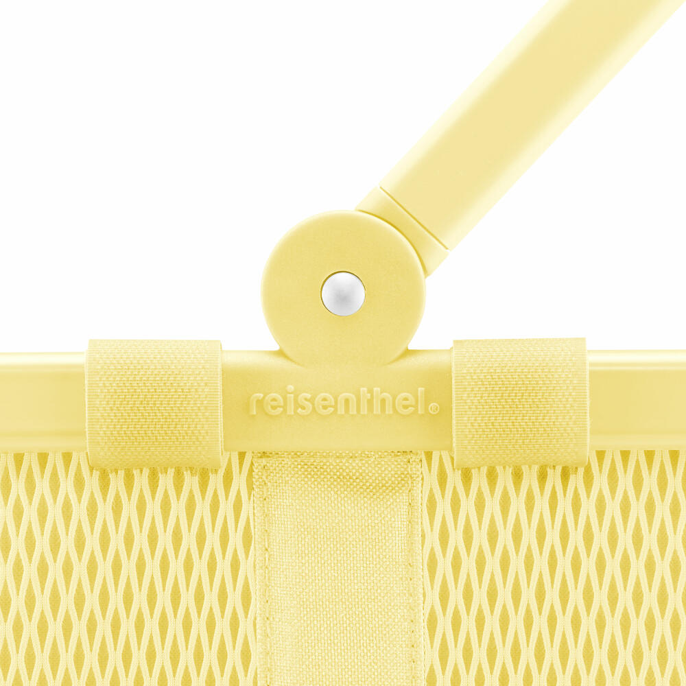 reisenthel carrybag, Einkaufskorb, Korb, Picknickkorb, Frame Mesh Lemon, 22 L, BK2037