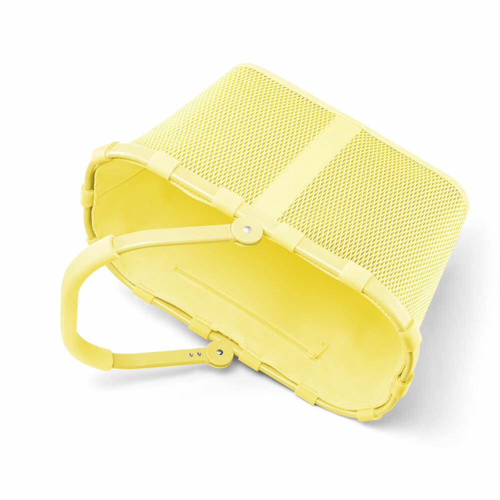 reisenthel carrybag, Einkaufskorb, Korb, Picknickkorb, Frame Mesh Lemon, 22 L, BK2037