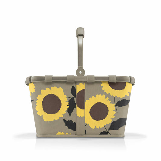 reisenthel carrybag, Einkaufskorb, Korb, Picknickkorb, Frame Sunflowers, 22 L, BK5053