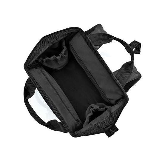 reisenthel allrounder R, Rucksack, Tragetasche, Tasche, Glossy Dots Black, 12 L, JR7075