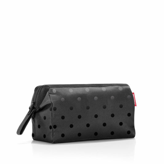 reisenthel travelcosmetic, Beautycase, Kulturtasche, Kosmetiktasche, Glossy Dots Black, 4 L, WC7075