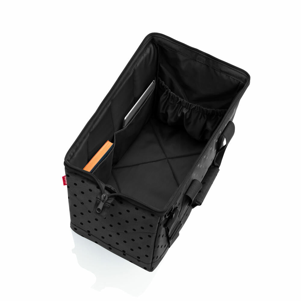 reisenthel allrounder L, Reisetasche, Sporttasche, Tasche, Glossy Dots Black, 30 L, MT7075