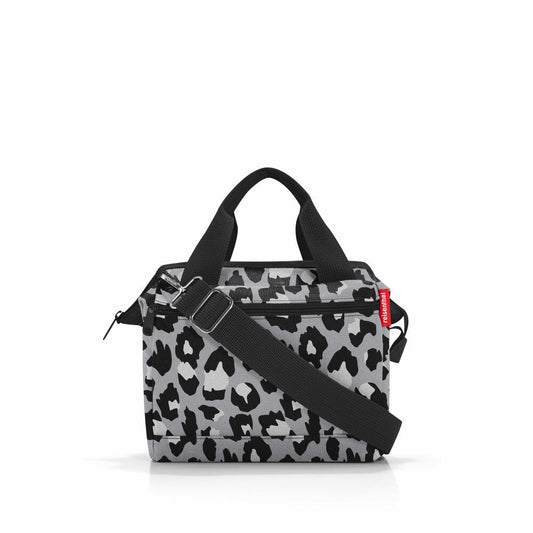 reisenthel allrounder cross, Handtasche, Tasche, Cross Body Bag, Leo Nero, 4 L, MQ7080