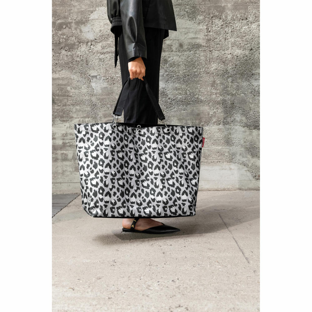 reisenthel shopper XL, Einkaufstasche, Tragetasche, Tasche, Leo Nero, 35 L, ZU7080