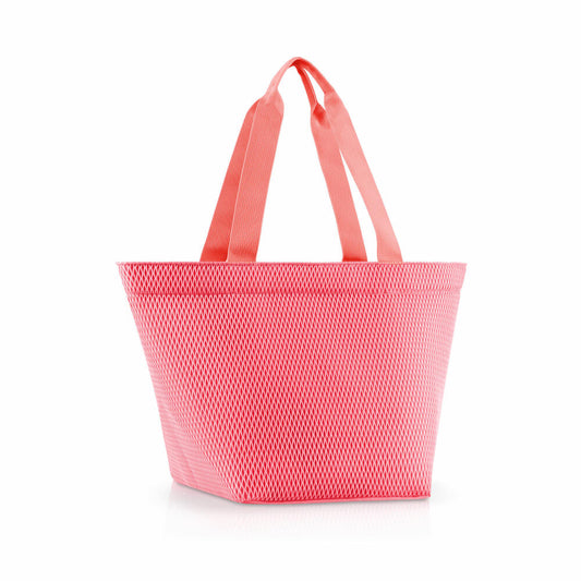 reisenthel shopper M, Einkaufstasche, Tragetasche, Tasche, Mesh Coral, 15 L, ZS3102