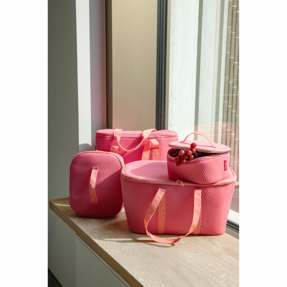 reisenthel coolerbag M pocket, Kühltasche, Isolierte Tasche, Thermotasche, Mesh Coral, 4.5 L, LF3102