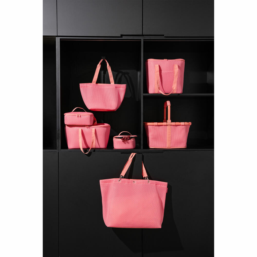 reisenthel coolerbag M pocket, Kühltasche, Isolierte Tasche, Thermotasche, Mesh Coral, 4.5 L, LF3102