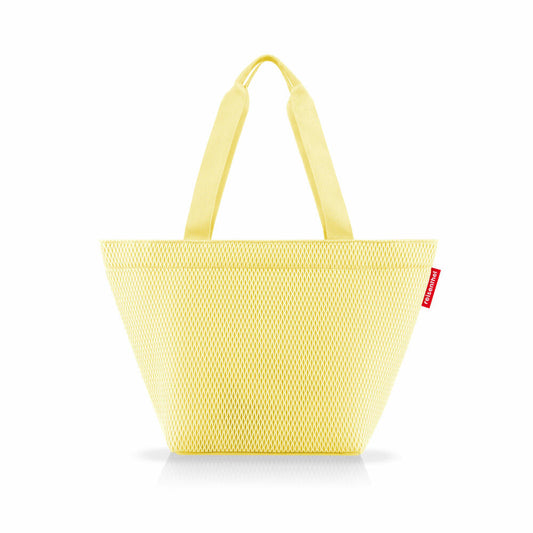 reisenthel shopper M, Einkaufstasche, Tragetasche, Tasche, Mesh Lemon, 15 L, ZS2036