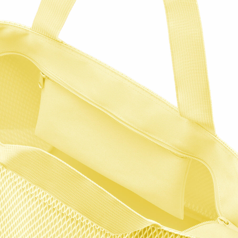 reisenthel shopper M, Einkaufstasche, Tragetasche, Tasche, Mesh Lemon, 15 L, ZS2036