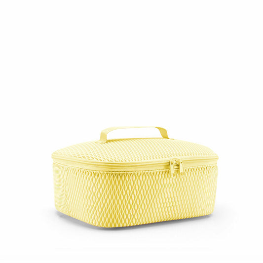 reisenthel coolerbag M pocket, Kühltasche, Isolierte Tasche, Thermotasche, Mesh Lemon, 4.5 L, LF2036