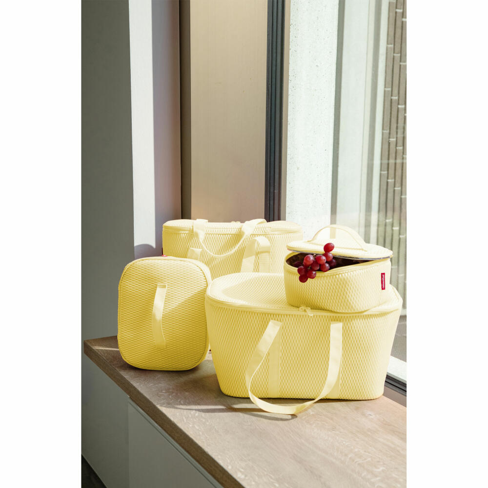 reisenthel coolerbag S pocket, Kühltasche, Isolierte Tasche, Thermotasche, Mesh Lemon, 2.5 L, LG2036