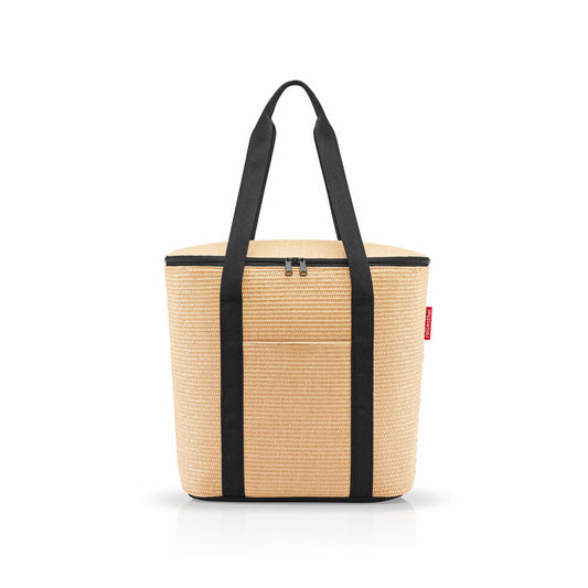 reisenthel thermoshopper, Isotasche, Kühltasche, Einkaufstasche, Tasche, Raffia Black, 15 L, OV7078