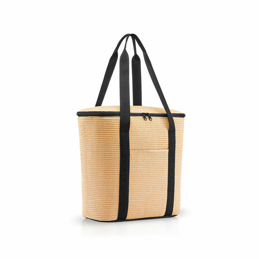 reisenthel thermoshopper, Isotasche, Kühltasche, Einkaufstasche, Tasche, Raffia Black, 15 L, OV7078