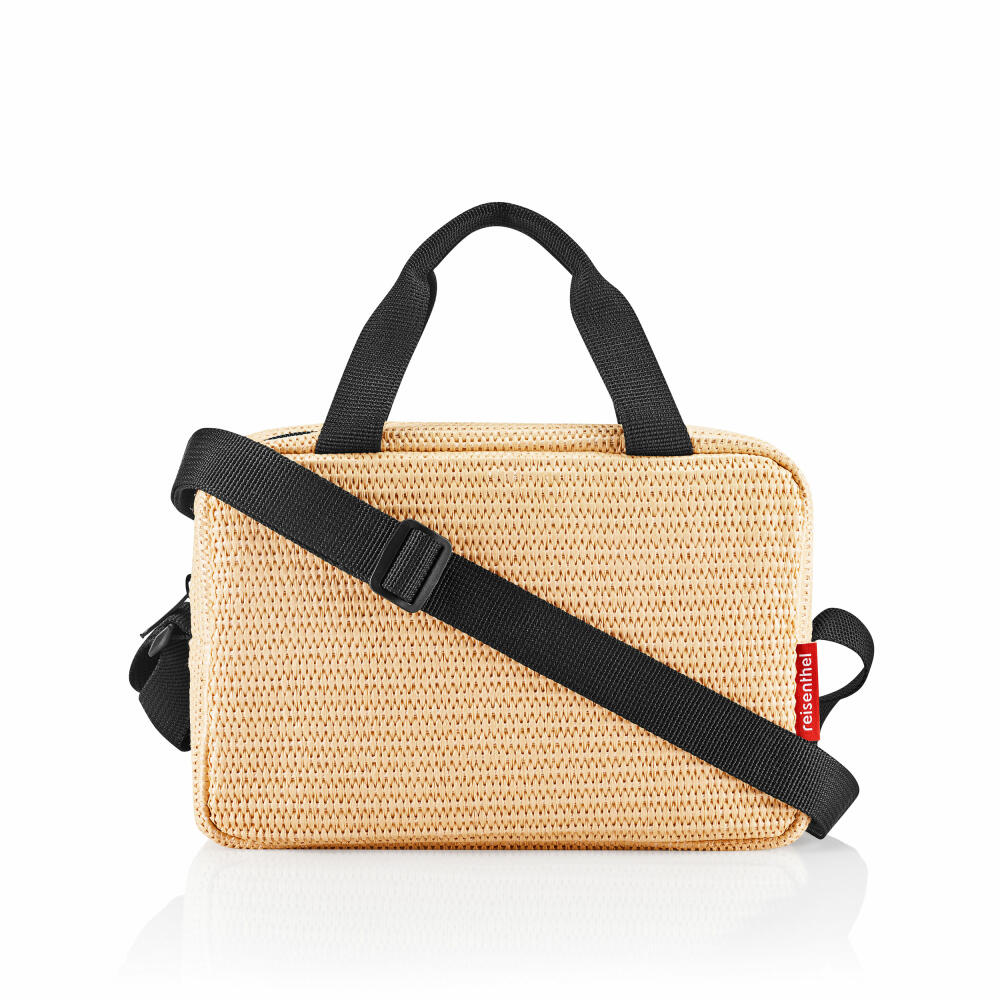 reisenthel coolerbag to-go, Kühltasche, Isolierte Tasche, Thermotasche, Raffia Black, 3 L, ZK7078