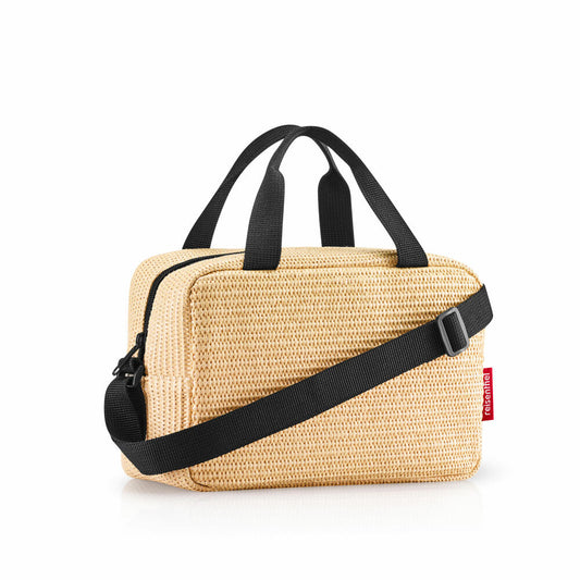 reisenthel coolerbag to-go, Kühltasche, Isolierte Tasche, Thermotasche, Raffia Black, 3 L, ZK7078