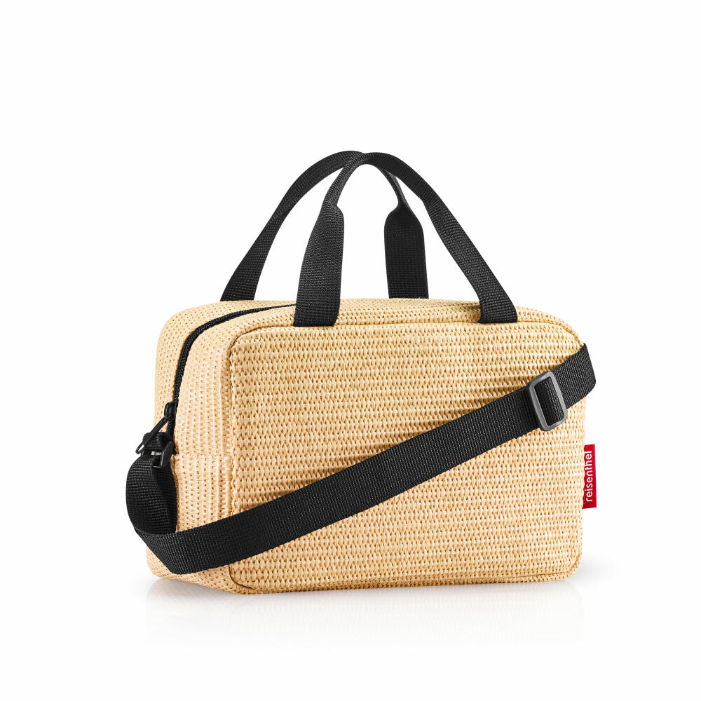 reisenthel coolerbag to-go, Kühltasche, Isolierte Tasche, Thermotasche, Raffia Black, 3 L, ZK7078